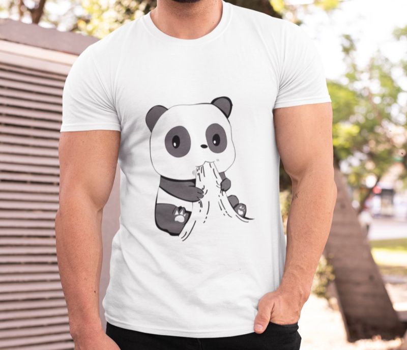 Mens Printed Cotton T Shirt