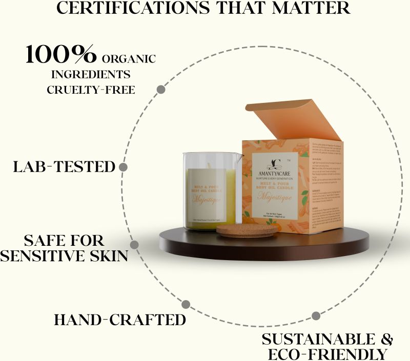 Majestique Melt Pour Body Oil Candle