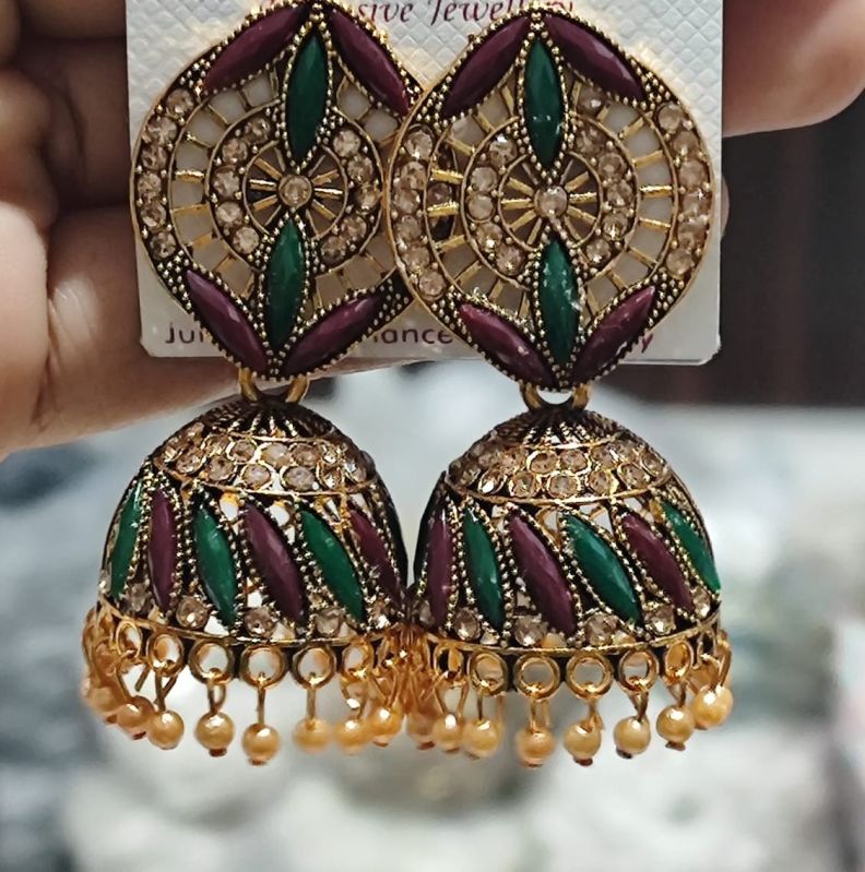 Brass Ladies Casual Wear Artificial Earring
