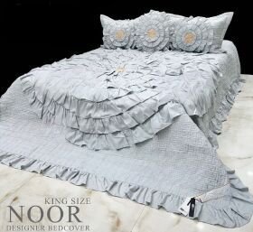 Noor King Size Cotton Bed Cover Set
