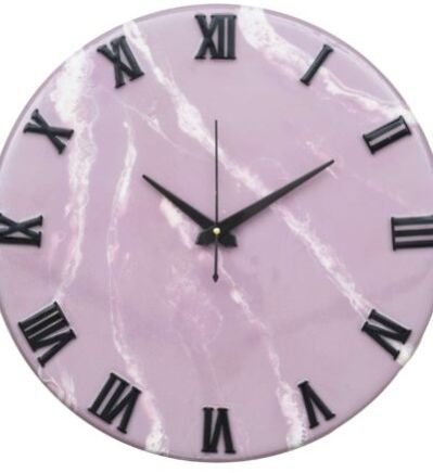 16 Inch Exquisite Wooden Handmade Printed Acrylic Wall Clock