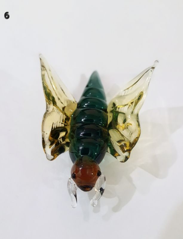 Polished Insects Glass Bead