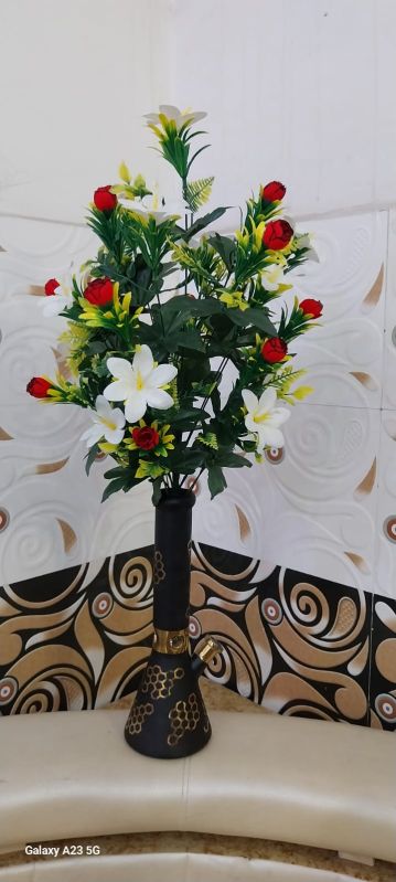 9 Inch Glass Flower Pot