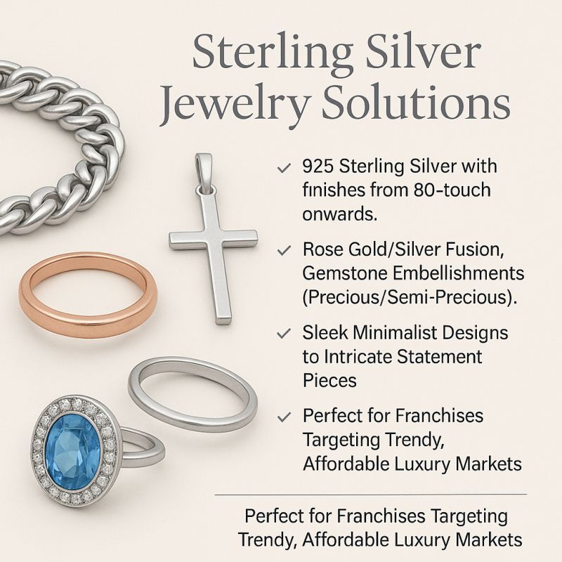 Silver Jewelry Manufacturing Service