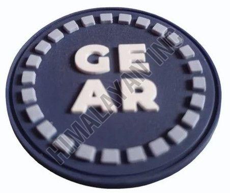 Navy Blue Silicone Purse Logo Badge