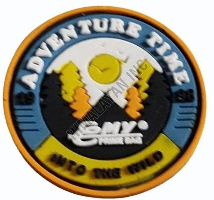 Silicone Round Logo Badge