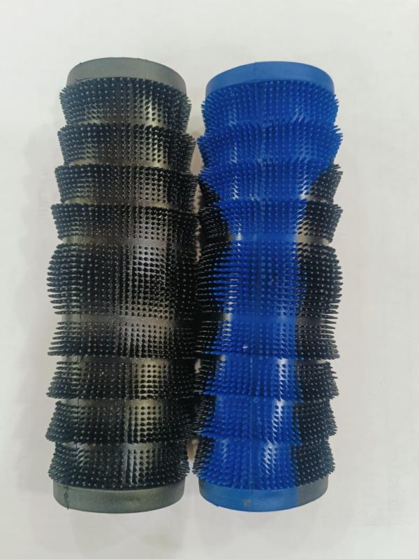 Blue & Black Damru Bike Handle Grip Cover