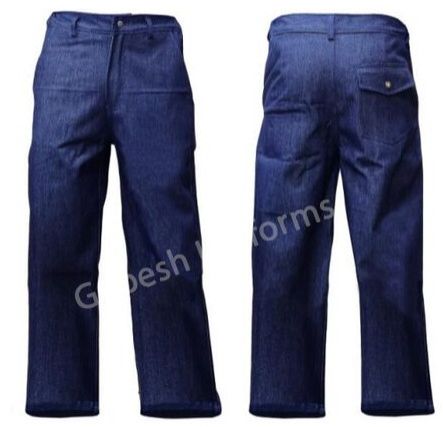 Utility Fit Denim Work Trousers