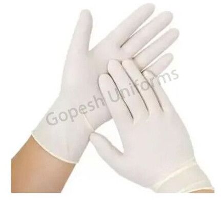 Disposable White Medical Gloves