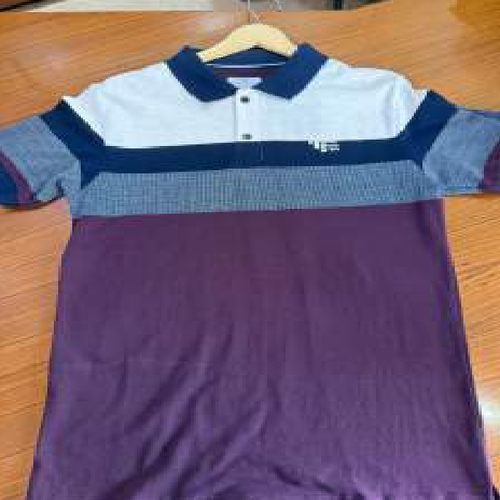Mens Auto Stripe Polo T-Shirts