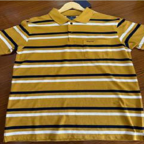 Mens Feeder Stripe Polo T-Shirts