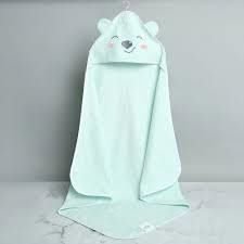 WA-013 Bamboo Cotton Baby Hooded Towel