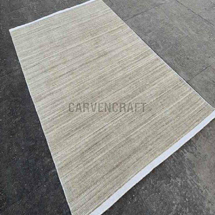 A82 Plain Handloom Jute Rug