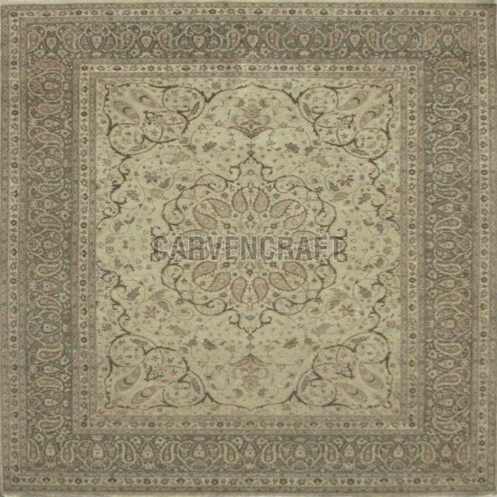 B 9 - A Designer Knotted Persian Wool Area Rug