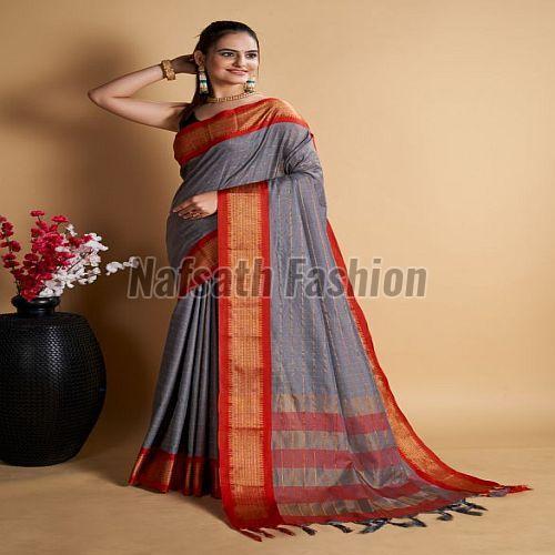 Multicolor Party Wear Soft Silk Saree