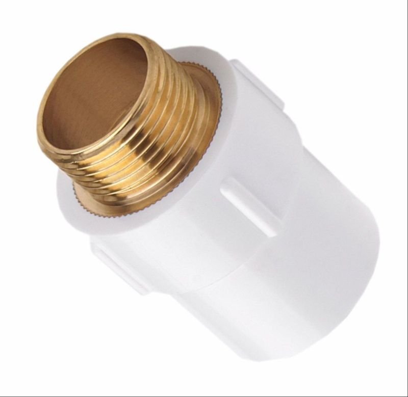 White UPVC Brass MTA