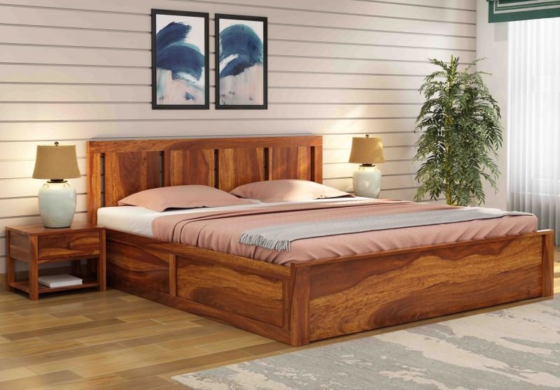 King Size Wooden Bed