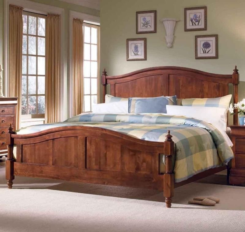 Queen Size Wooden Bed