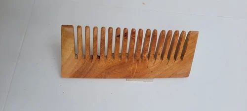 5.5inch Brown Neem Wood Hair Pocket Comb