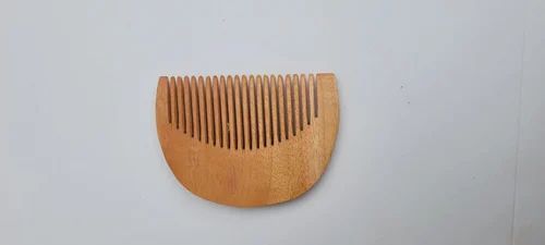 5inch Light Brown Neem Wood Hair Pocket Comb