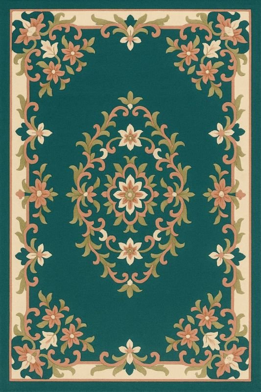 Traditional Hand Tufted Woolen Carpet