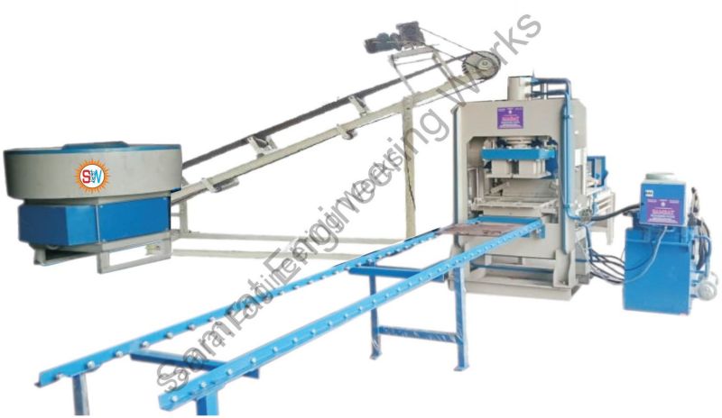 Semi Automatic Bricks Machine