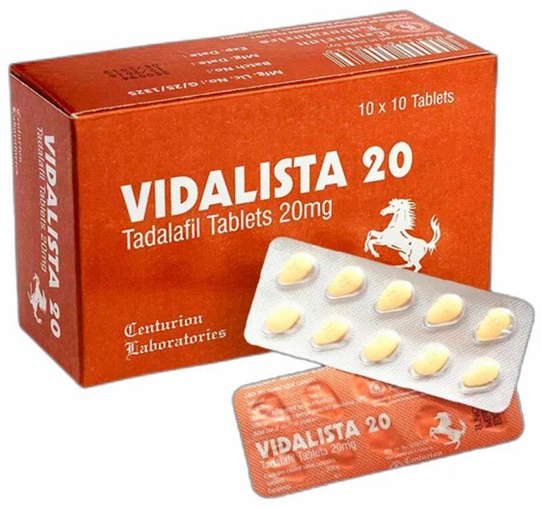 Vidalista 20mg Tadalafil Tablets