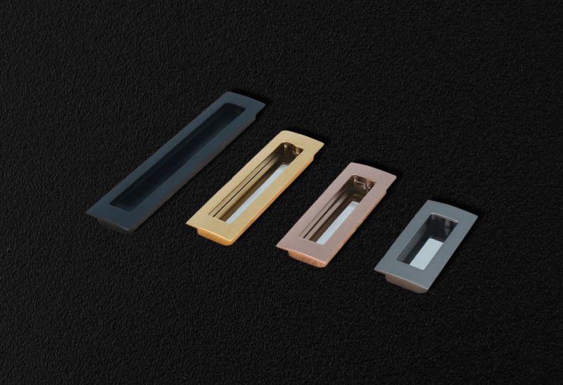 Auminum Wood Modern Concealed Handle