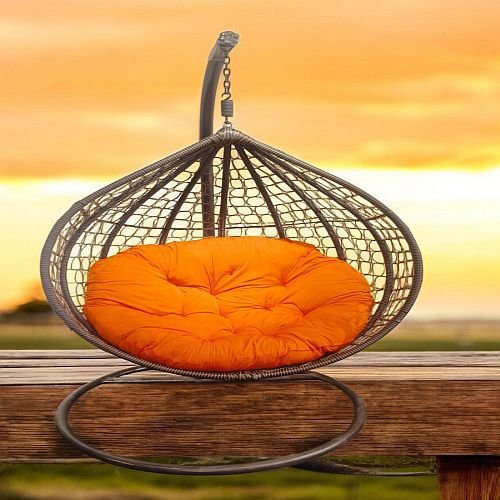 Golden Hour Glide Hanging Swing Chair