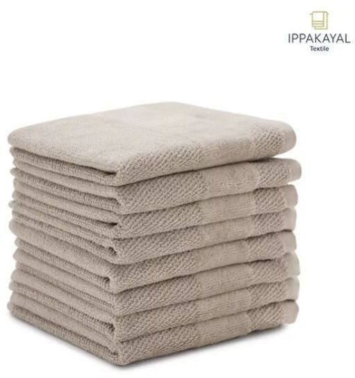 Grey Ultra Soft Cotton Face Towel
