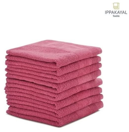 Pink Ultra Soft Cotton Face Towel
