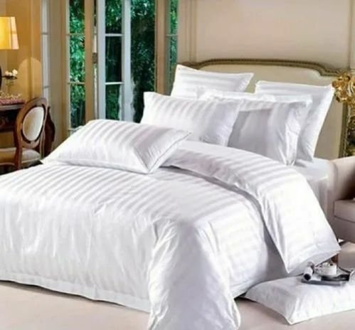 White Cotton Hotel Bed Sheet