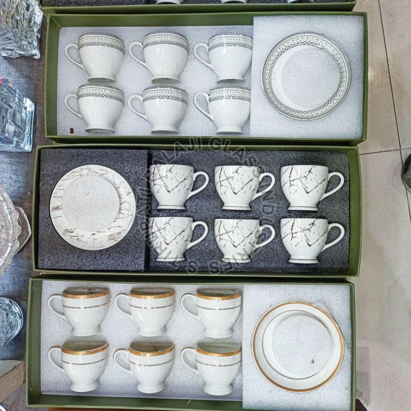 Ceramic Cup and Saucers