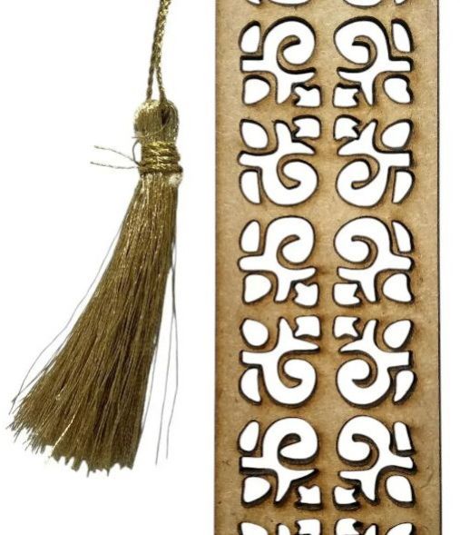 Classic Laser Carved MDF Bookmark