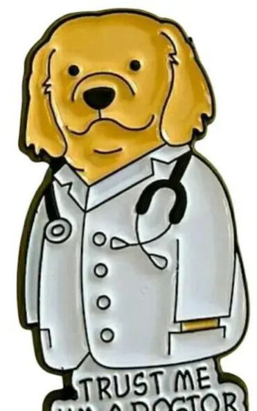 Doctor Style Dog Badge