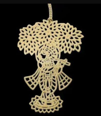 Metal Bookmark Krishna Design