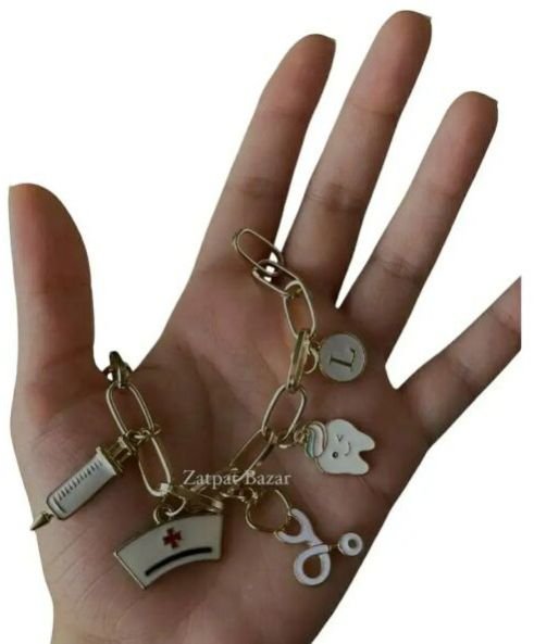 Minimalist Doctor Chain Badge