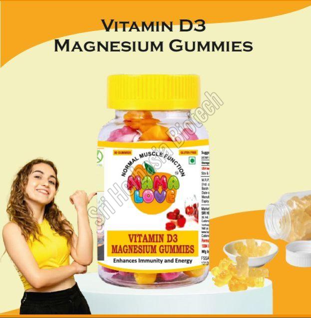 Mama Love Vitamin D3 and Magnesium Gummies