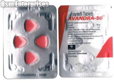 Avanafil 50mg Tablets
