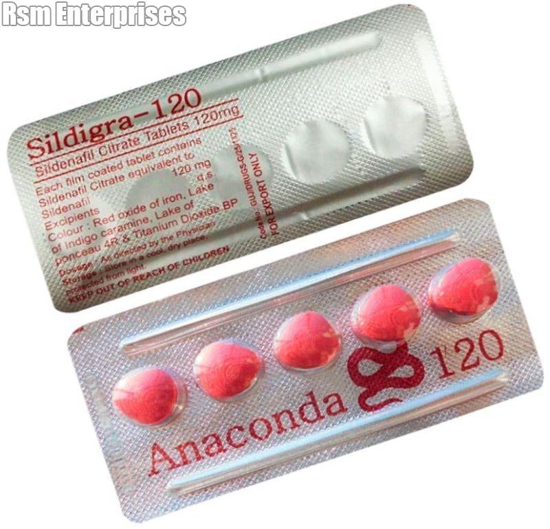 Sildenafil Citrate 120mg Tablet