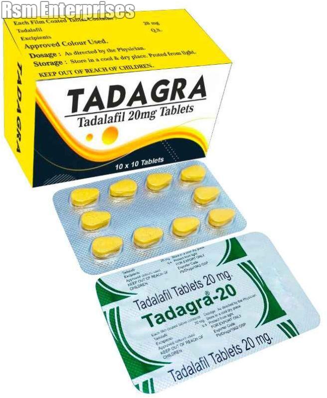 Tadalafil 20mg Tablets