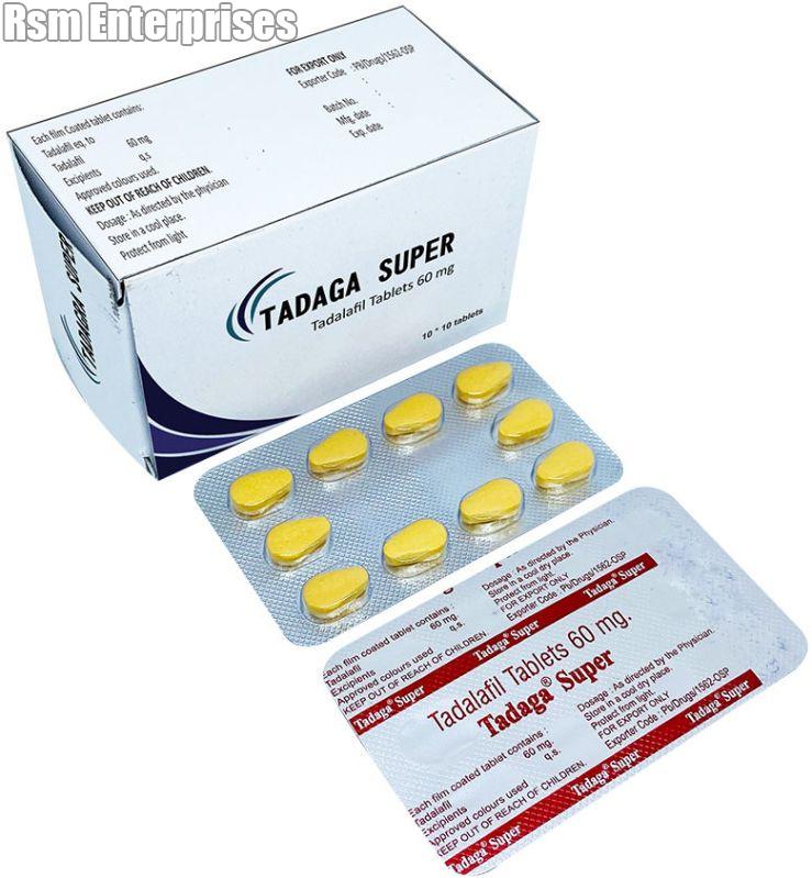 Tadalafil 60mg Tablets