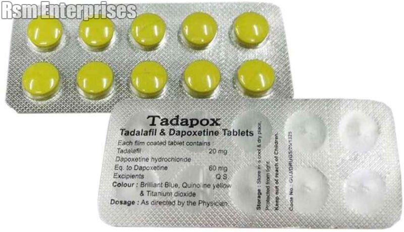 Tadapox Tadalafil And Dapoxetine Tablets 40 Mg