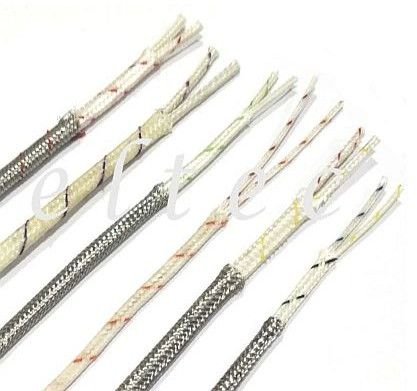 T Type Thermocouple Wire Fiber Glass SS Braided