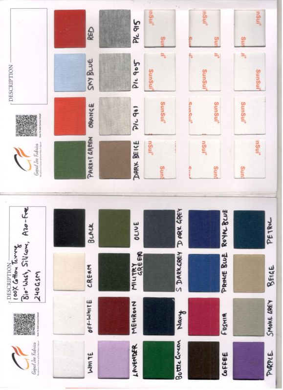 French Terry Cotton Fabric