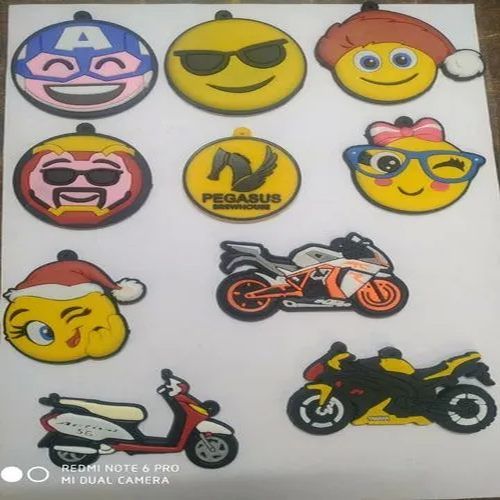 PVC Keychain Label Moulding Services