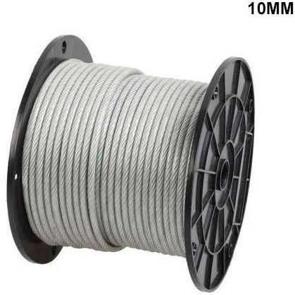 10 Mm Ungalvanized Wire Rope