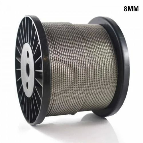 8 Mm Ungalvanized Wire Rope
