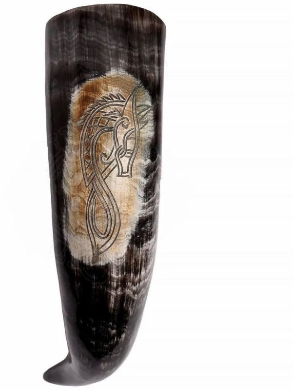 500 Ml Natural Handcrafted Drinking Horn