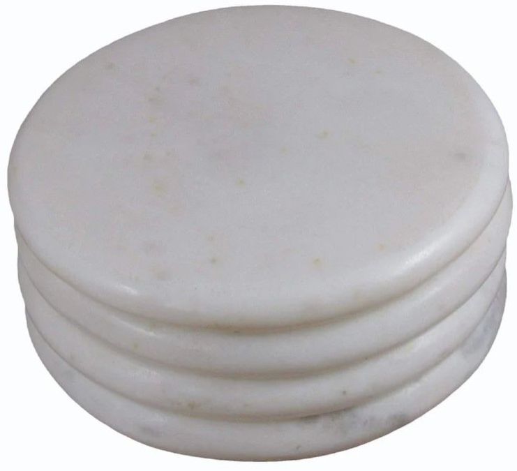 55 Mm Marble Tea Coaster for Home